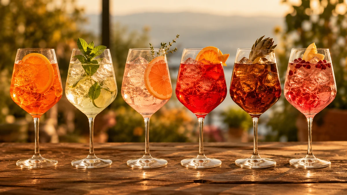 Varianty Spritz koktejlů