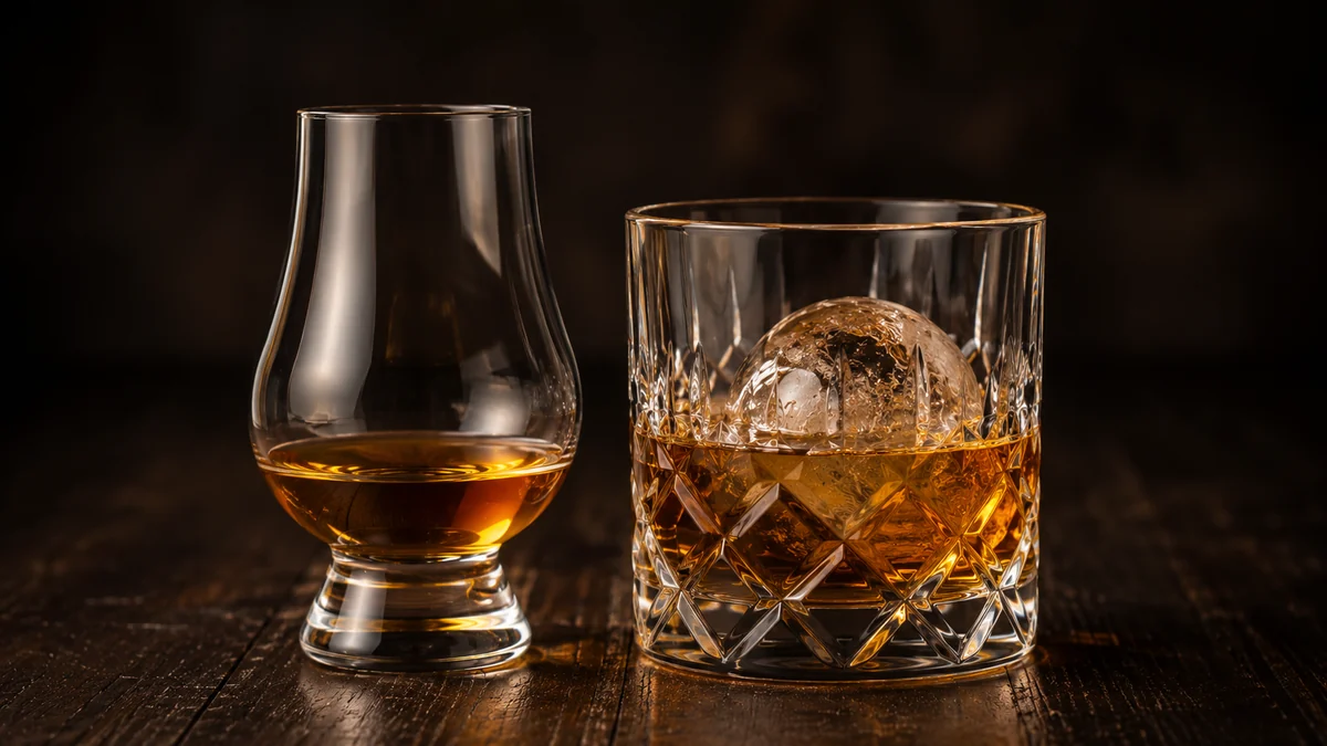 Glencairn sklenice vs tumbler — jak whisky správně podávat