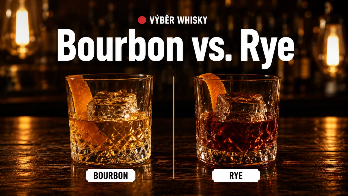 Bourbon vs. Rye — srovnání whisky pro Old Fashioned