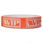 Pásky na ruku V.I.P. neonově oranžová užší