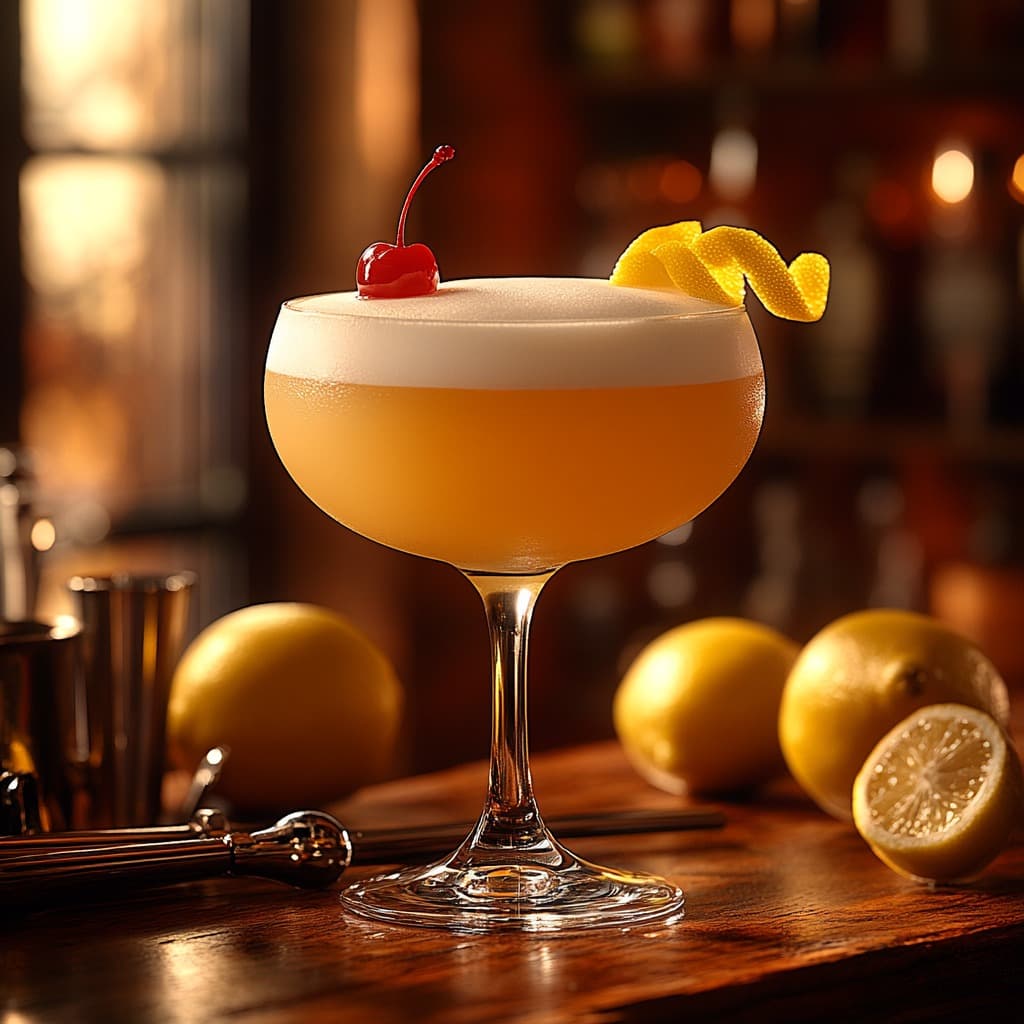 Právě si prohlížíte 🥃 Recept na Whiskey Sour – Klasika🍋