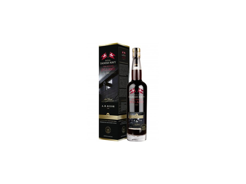 A. H. Riise Royal Danish Navy The Frigate Jylland 45 % 0,7 l