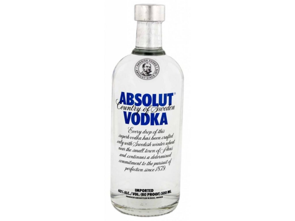 Absolut Blue 40 % 0,5 l