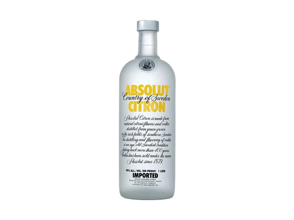 Absolut Citron 40 % 1 l