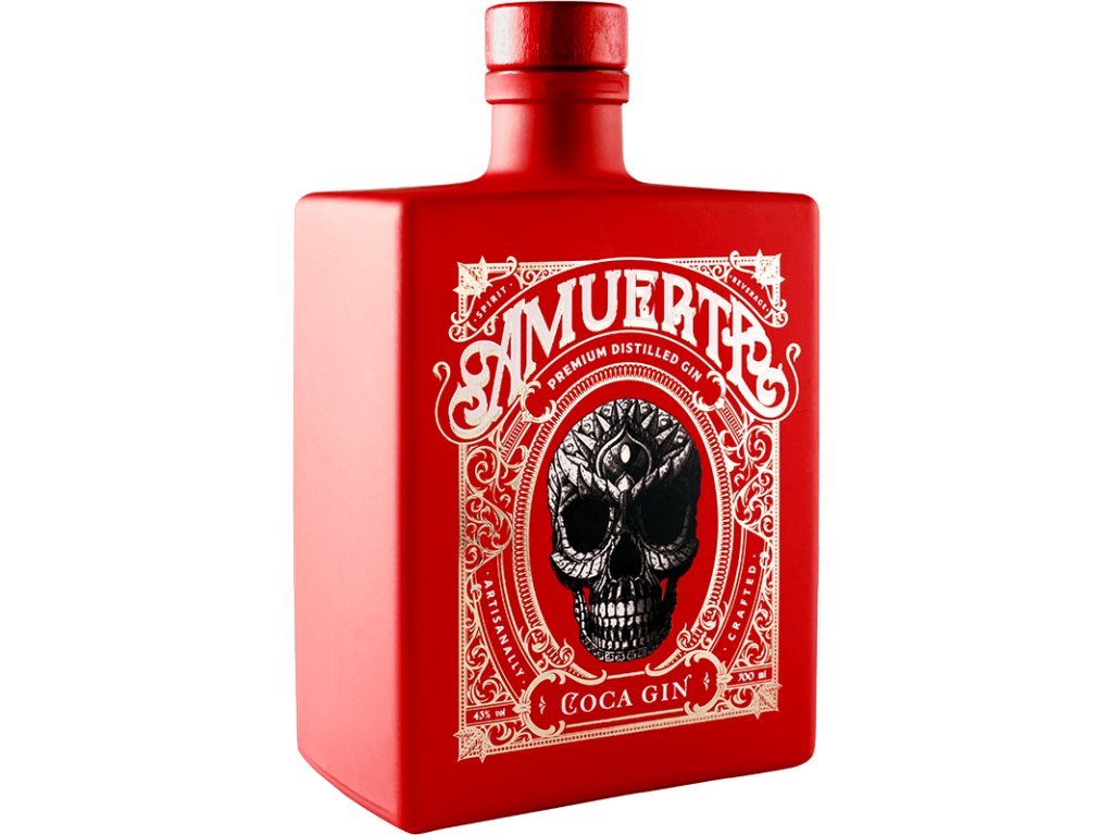 AMUERTE COCA LEAF GIN RED EDITION 43% 0,7 l
