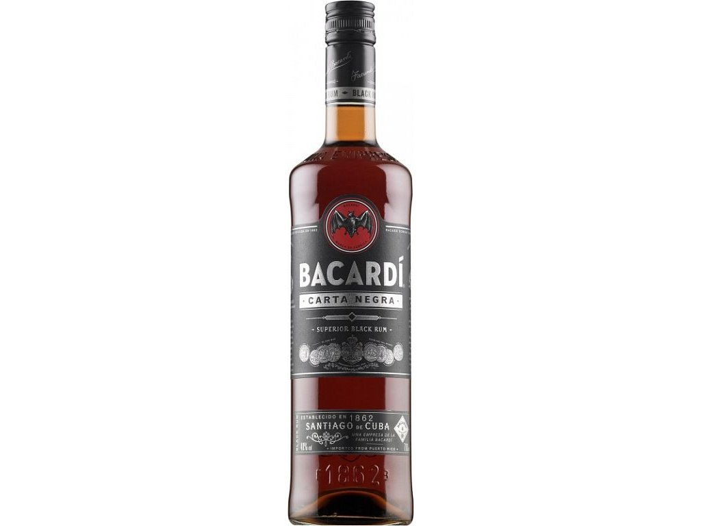 Bacardi Carta Negra 40 % 1 l