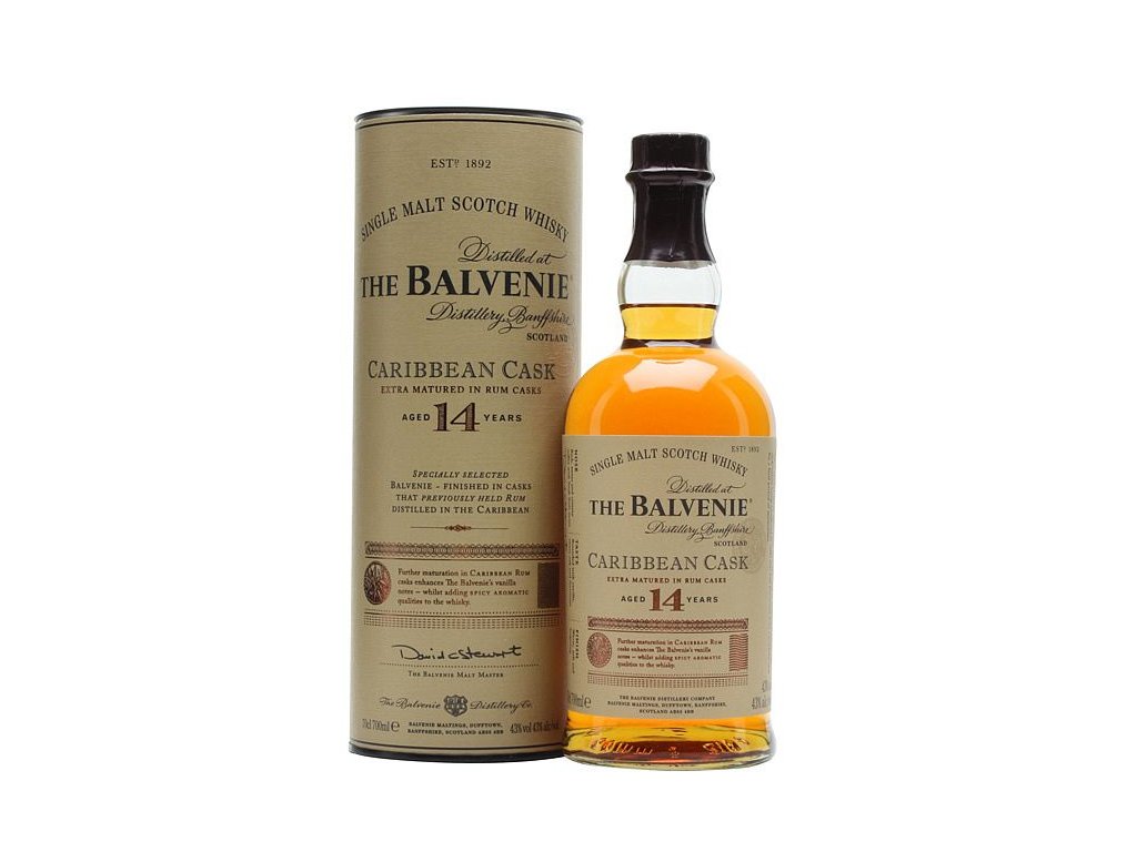 Balvenie 14 yo Old Carribean Cask 43 % 0,7 l