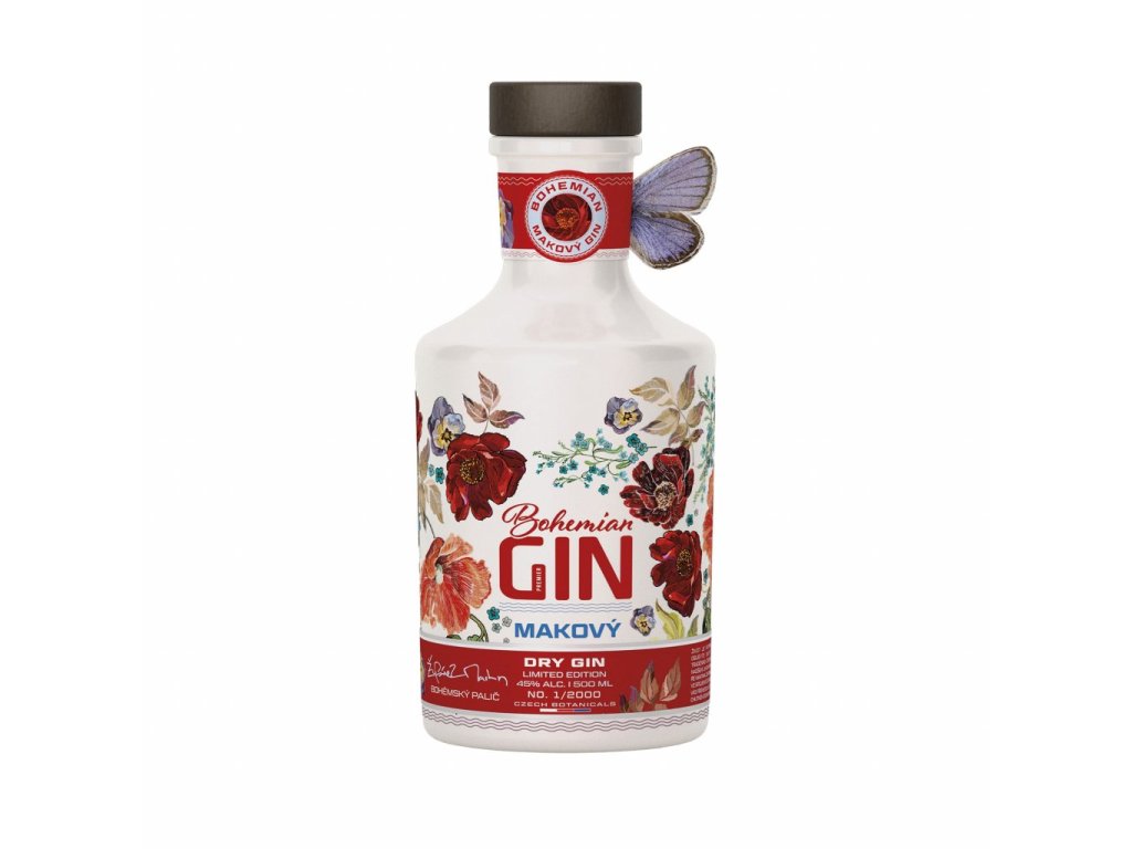 Bohemian Gin Makový 45% 0,5 l