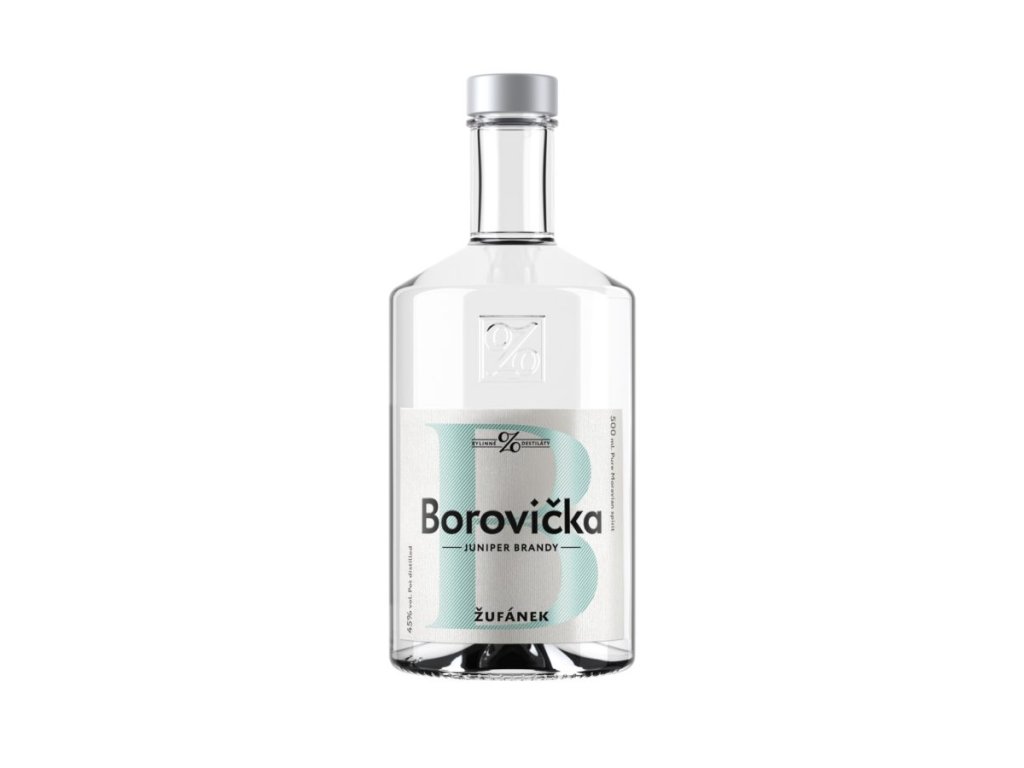 Borovička Žufánek 45 % 0,5 l