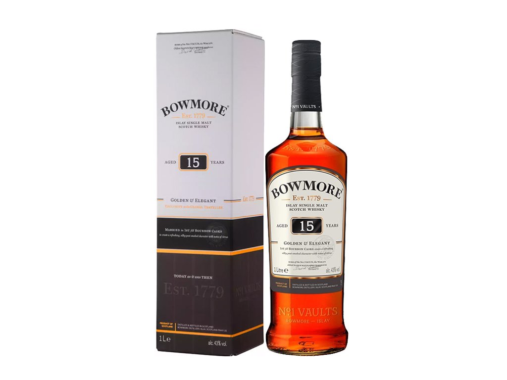 Bowmore 15 yo 43 % 1 l