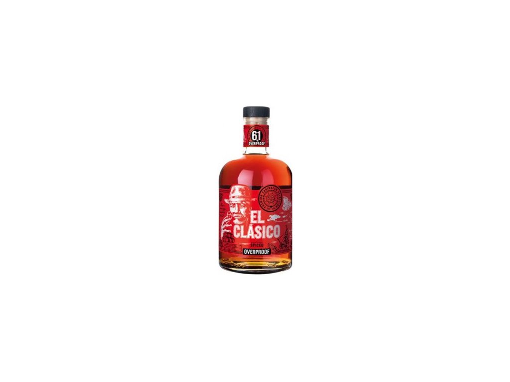 El Clásico Overproof Spiced 61 % 0,7 l