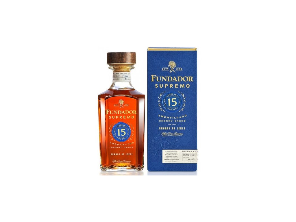 Fundador Supremo 15 Amontillado Sherry Casks 40% 1l