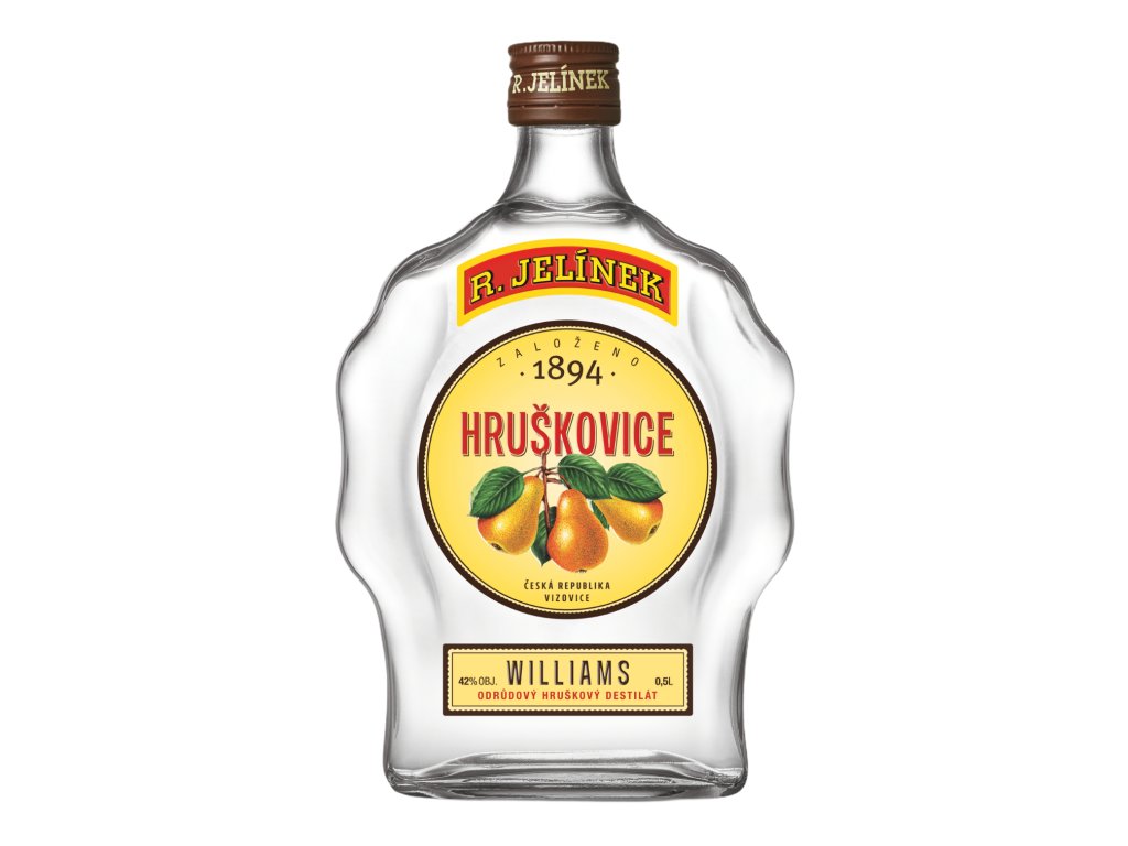 Hruškovice Williams Budík 42 % 0,5 l Rudolf Jelínek