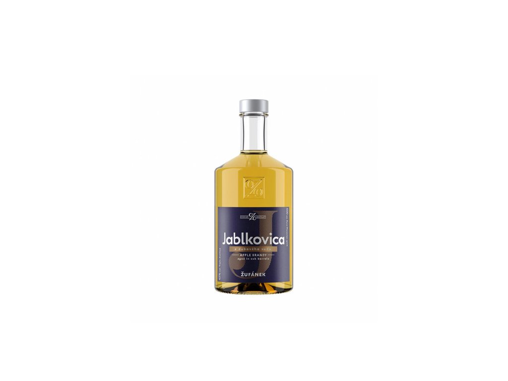Jablkovica z dubového sudu Žufánek 45 % 0,5 l