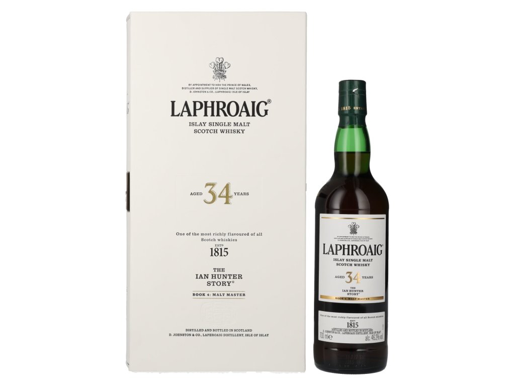 Laphroaig 34 yo The Ian Hunter Story Book 4 46,2% 0,7l
