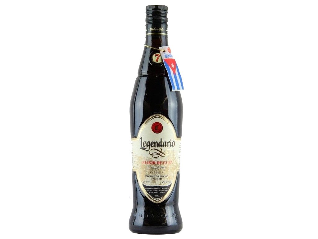 Legendario Elixir De Cuba 7 yo 34 % 0,7 l