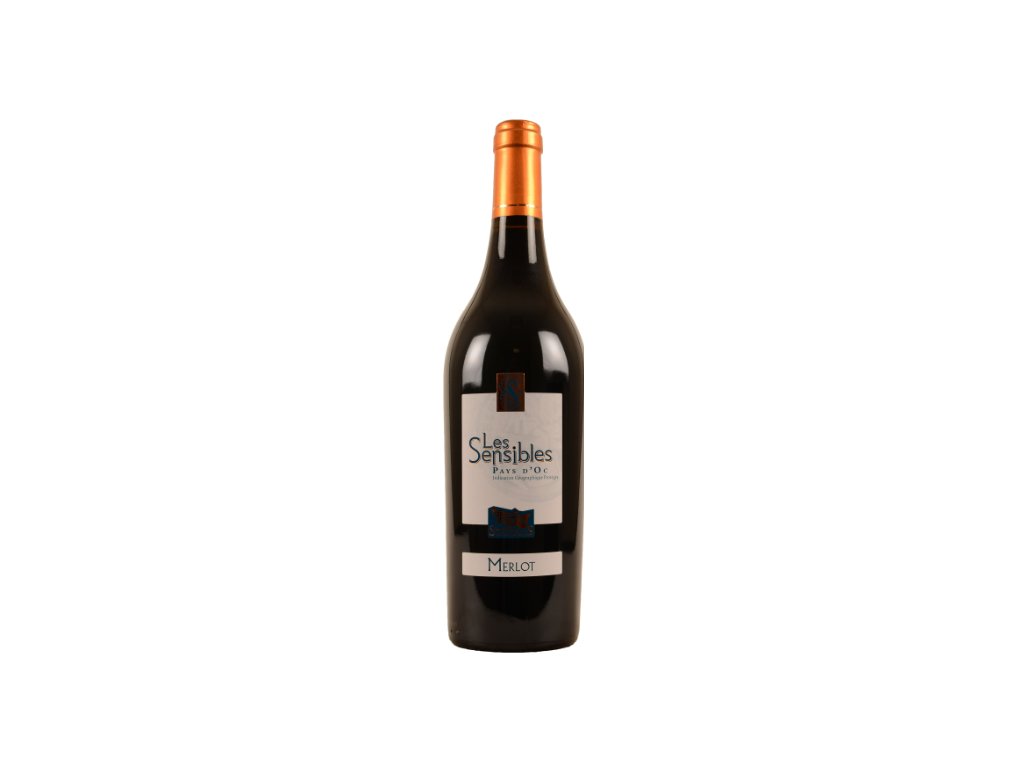 Les Sensibles Vin de Pays d'Oc Merlot 14 % 0,75 l
