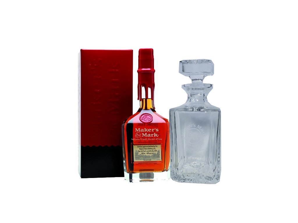 Makers Mark VIP + Ambassador Glass Decanter 45 % 0,75 l