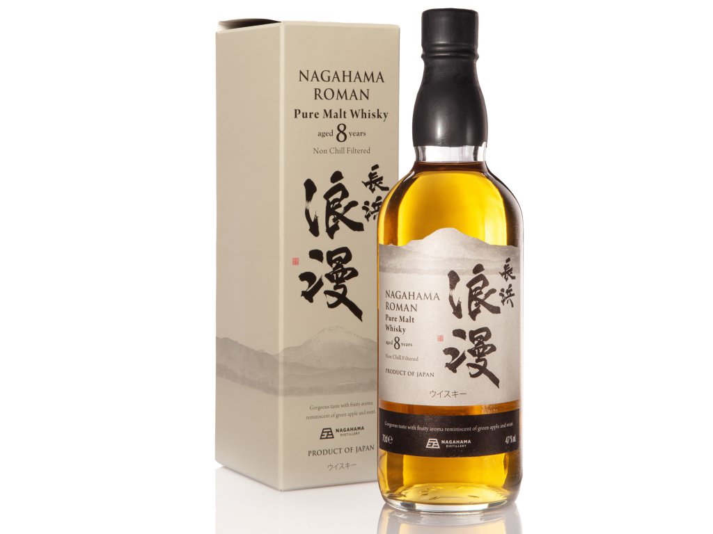Nagahama Roman Pure Malt 8 yo 47% 0,7 l