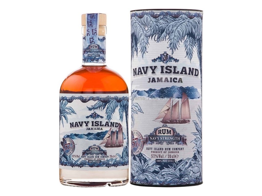 Navy Island Navy Strength 57 % 0,7 l