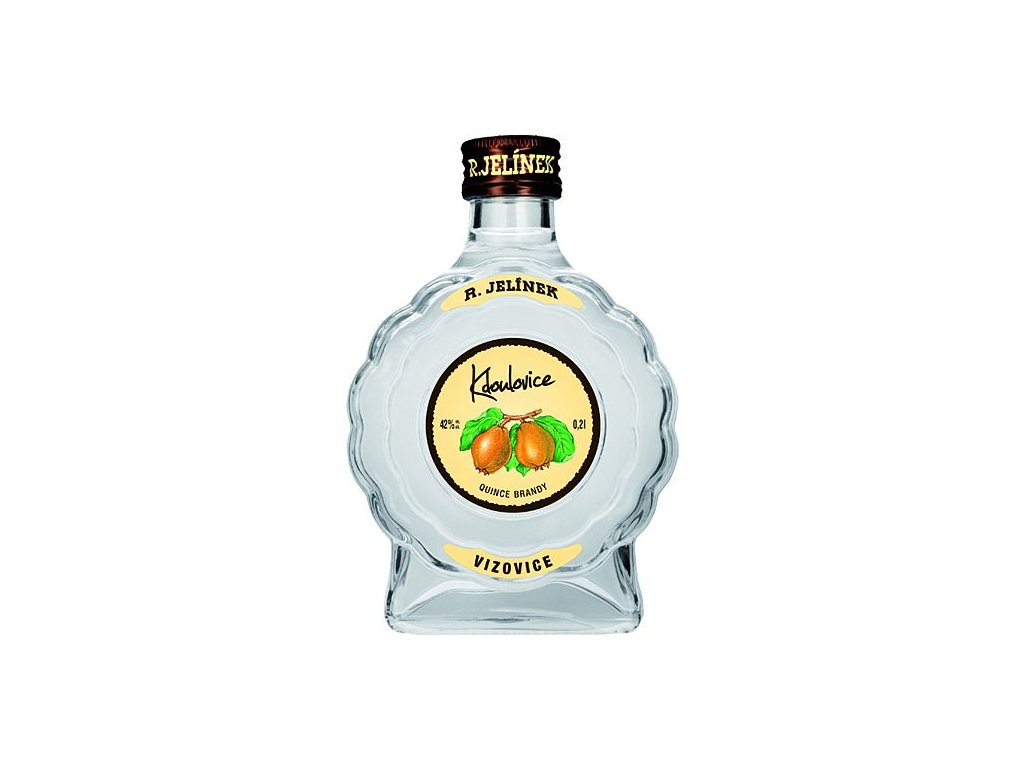 Pálenka z kdoulí 42 % 0,2l Rudolf Jelínek