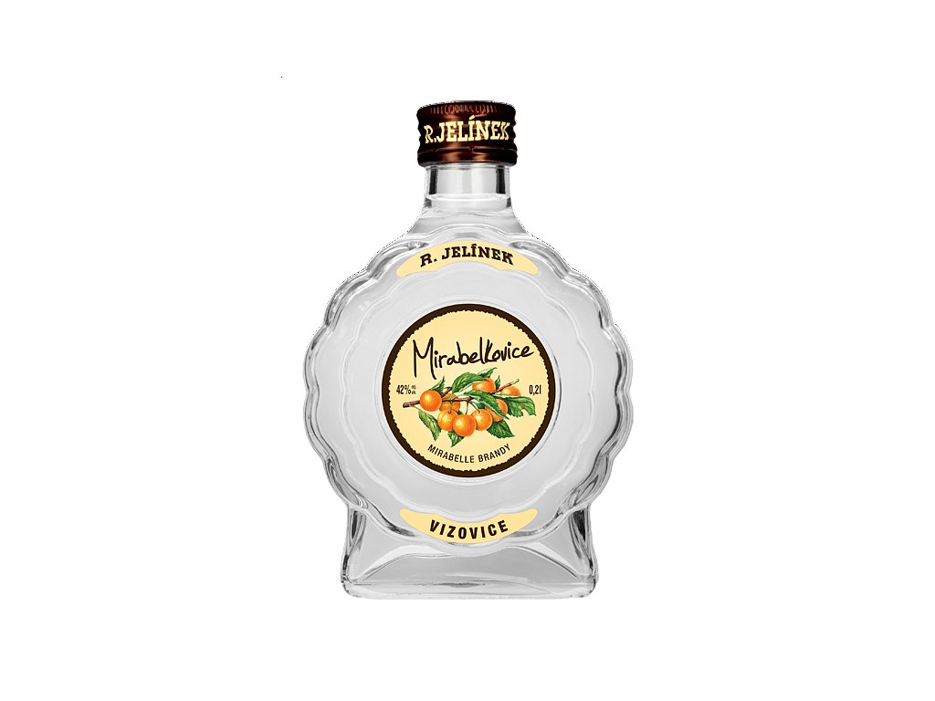 Pálenka z mirabelek 42 % 0,2 l Rudolf Jelínek