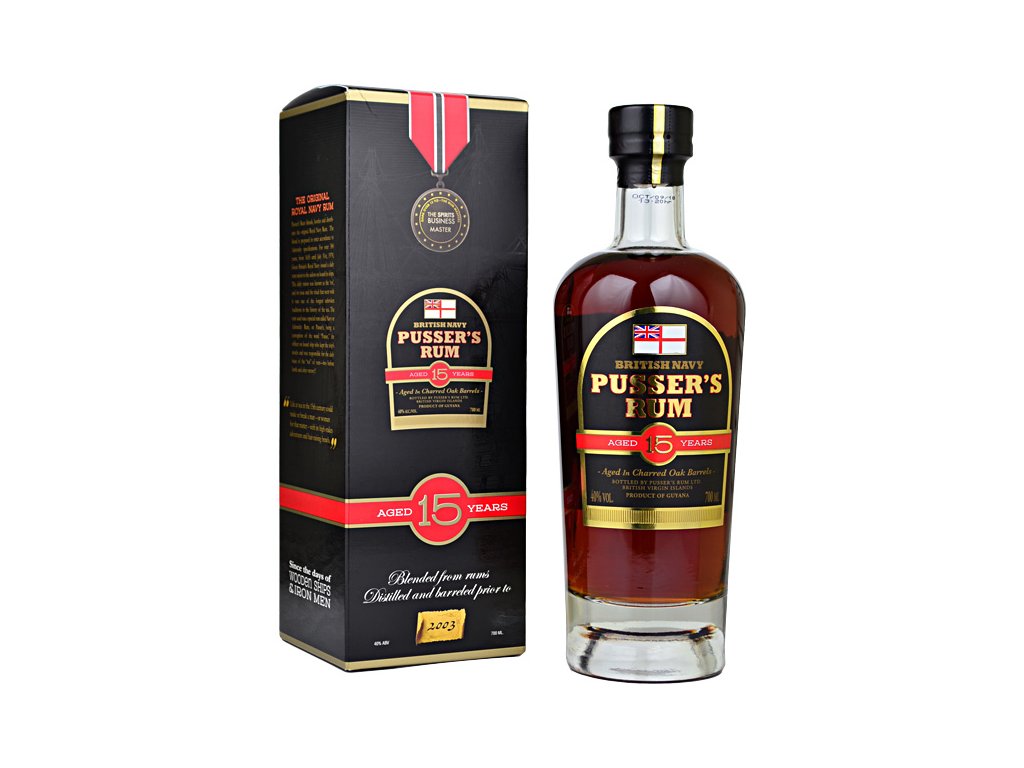 Pusser´s 15 yo 40 % 0,7 l