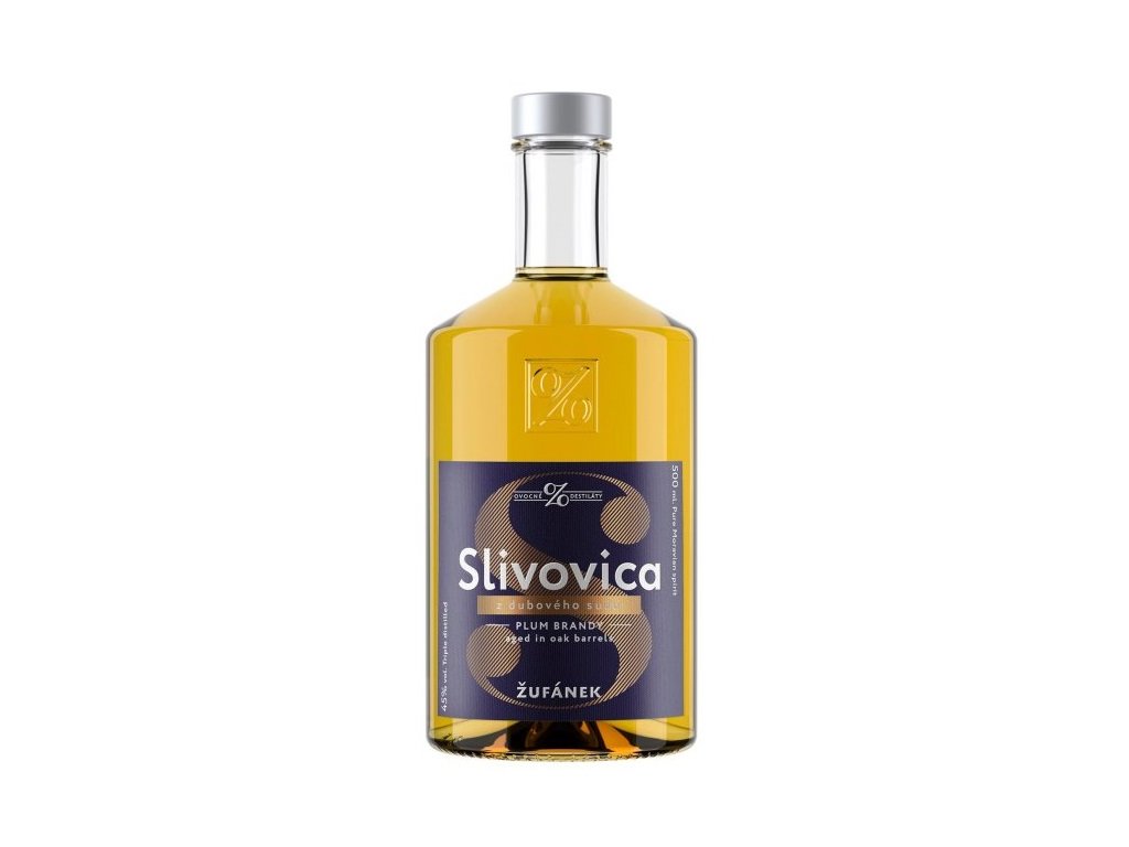 Slivovica Žufánek z dubového sudu 45 % 0,5 l