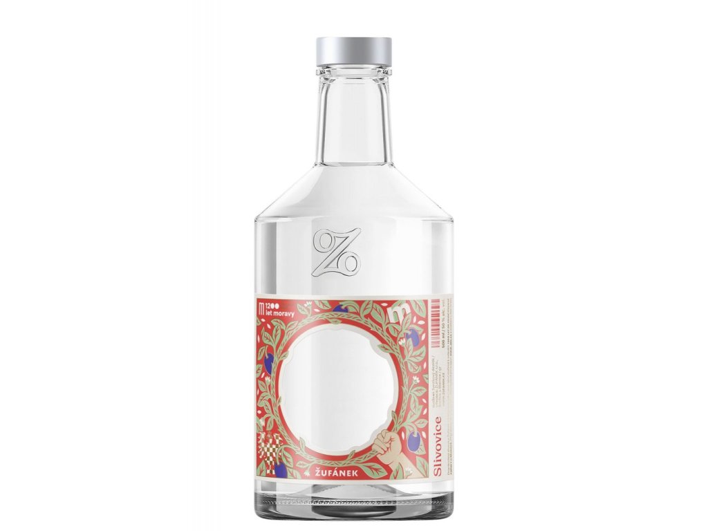 Slivovice 1200 let Moravy Žufánek 50 % 0,5 l