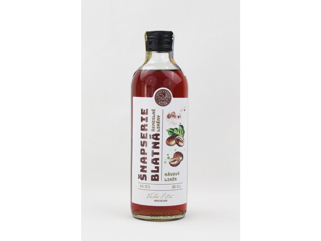 Šnapserie Blatná Kávový likér 20 % 0,5 l